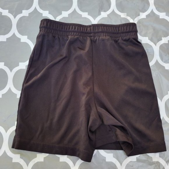 Girls Black Athletic Shorts - Size Girls 1/2 - Picture 3 of 3